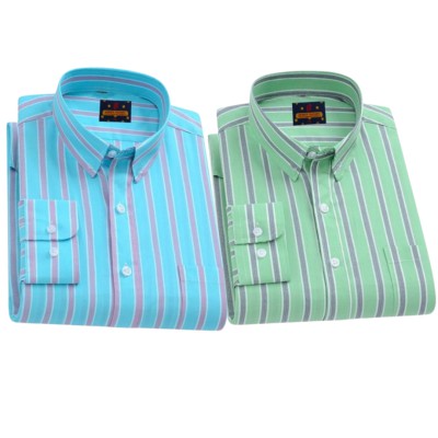 Premium Quality Long Sleeve Cotton Shirt- 2pce Combo