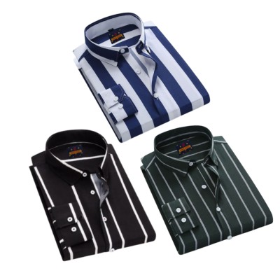 Premium Quality Long Sleeve Cotton Shirt- 3pcs Combo