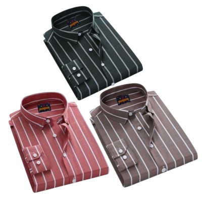Premium Quality Long Sleeve Cotton Shirt- 3pcs Combo