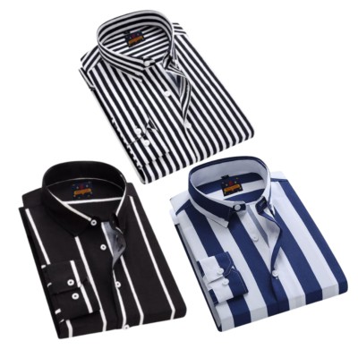 Premium Quality Long Sleeve Cotton Shirt- 3pcs Combo